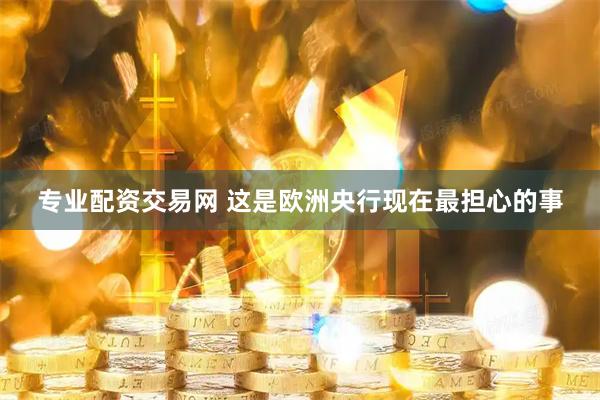 专业配资交易网 这是欧洲央行现在最担心的事